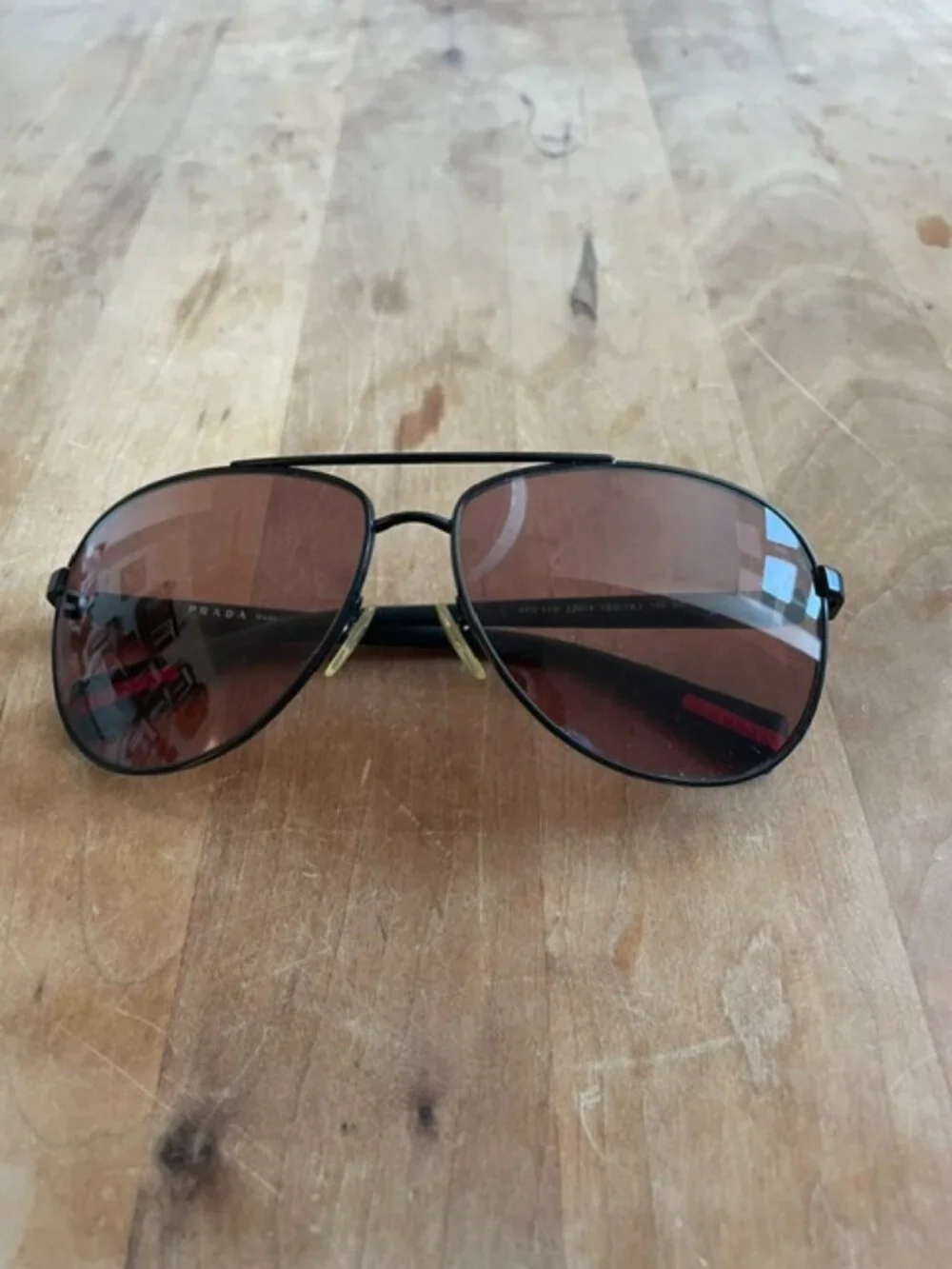 Prada Linea Rossa Aviator Sunglasses